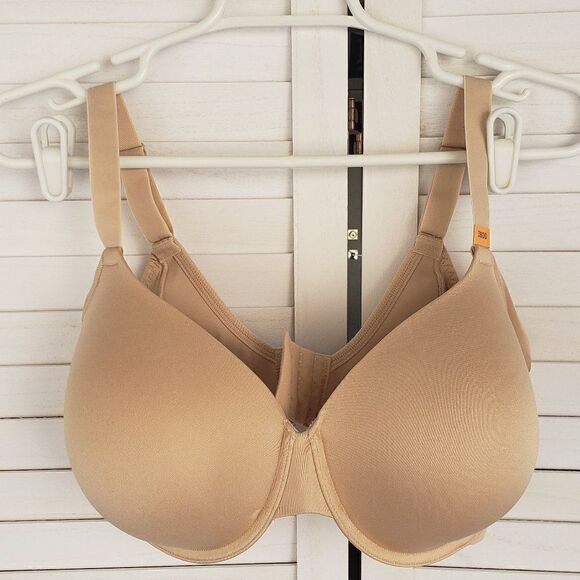 NWOT Vanity Fair Padded Bra Nude Size 36DD - Picture 1 of 5
